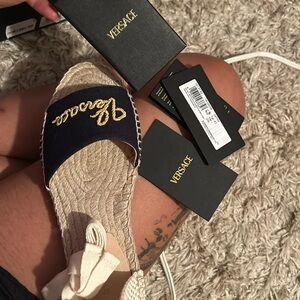 Brand new woman, sandals, Versace, EU size 37 US 4 1/2